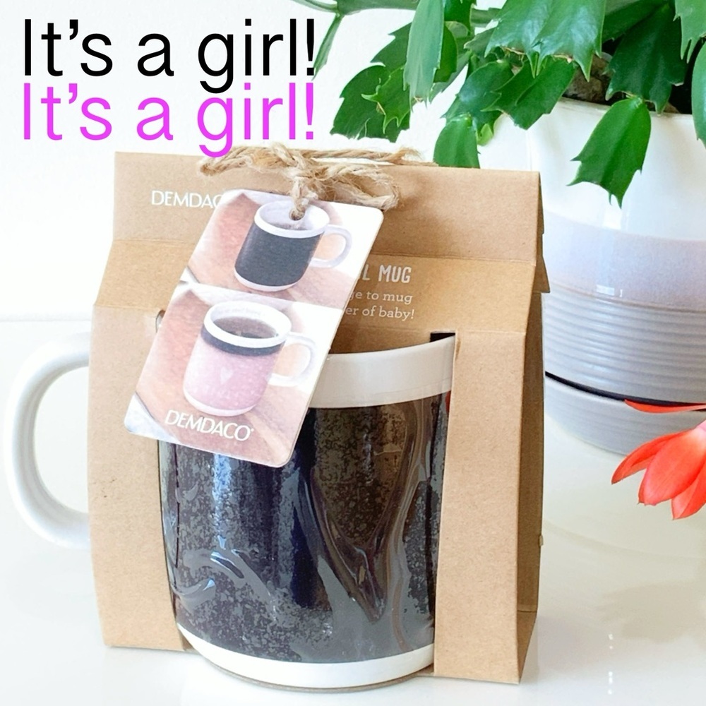 Demdaco Mug Gender Reveal Girl 16oz